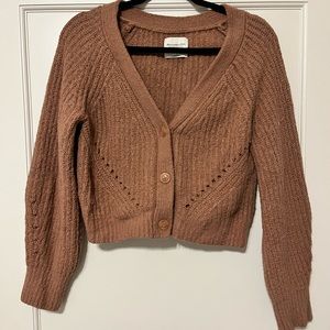 Abercrombie Cropped Knit Sweater